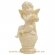 Шоколадная фигурка "Ангел на шаре", белая шоколадная глазурь, 160х90х90мм., 330 гр. Шоколадная фигурка "Ангел на шаре", белая шоколадная глазурь, 160х90х90мм., 330 гр.